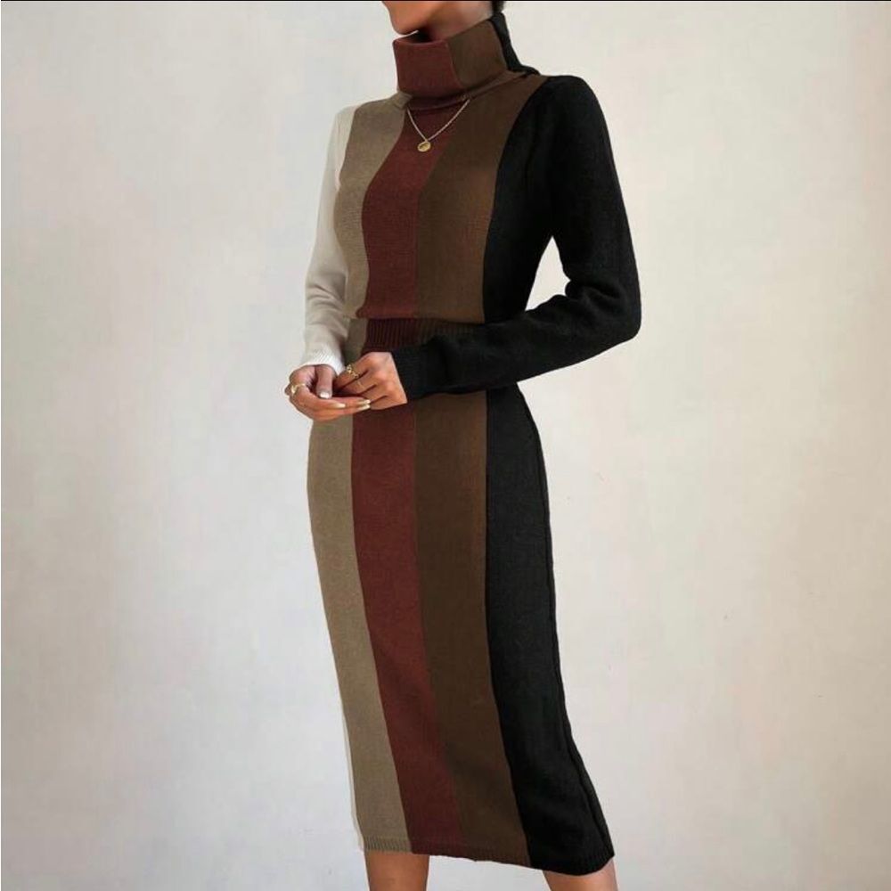 Sweater dress Fall dress - Picture 4 of 5